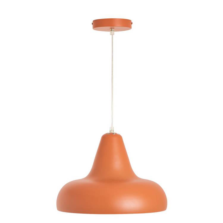 Habitat pendant light burnt orange 33cm, imported from the UK