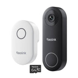 Argos Reolink 2K+ Video Doorbell Chime with 64GB SD Card- Buy online at McGrocer