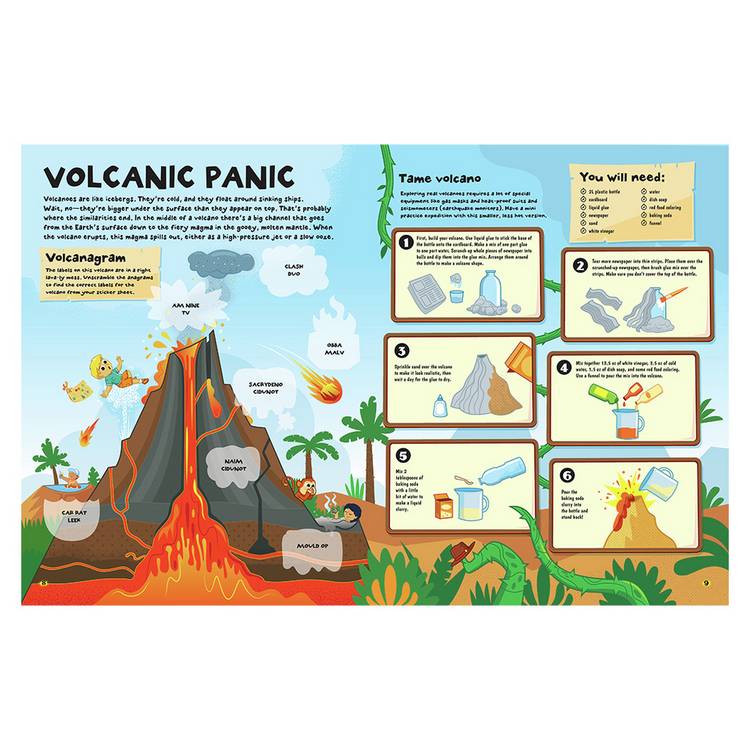 Igloo Books kids science activity book set, imported from the UK