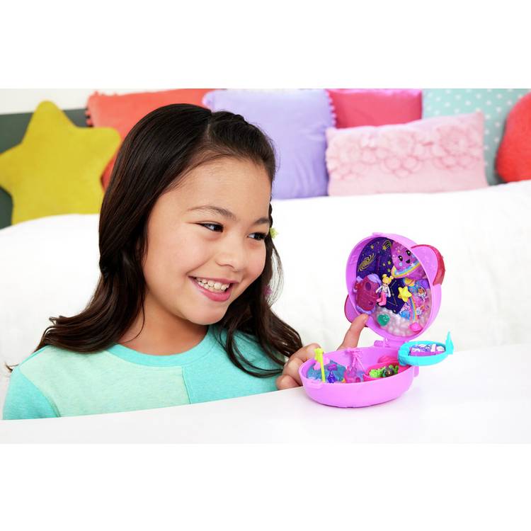 Polly Pocket Planet Compact space-themed playset, UK version