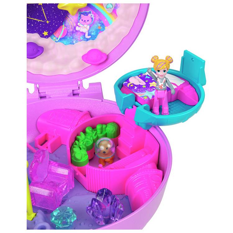 Polly Pocket Planet Compact space-themed playset, UK version