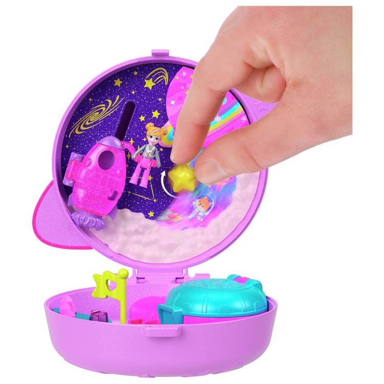 Polly Pocket Planet Compact space-themed playset, UK version