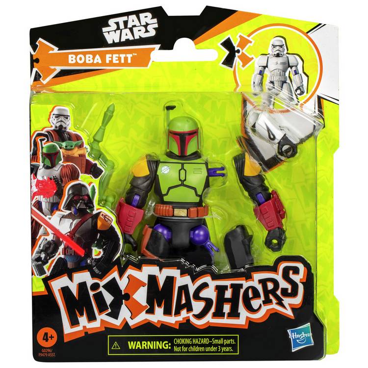 Mixmashers Star Wars Boba Fett action figure 5-inch, imported from the UK