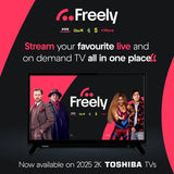 Toshiba 32 inch Smart HD Ready HDR TV - British product