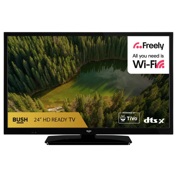 Bush 24 inch Smart TV HD Ready HDR, imported from the UK