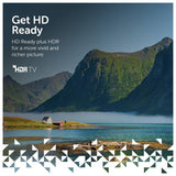 Bush 24 inch Smart TV HD Ready HDR, imported from the UK