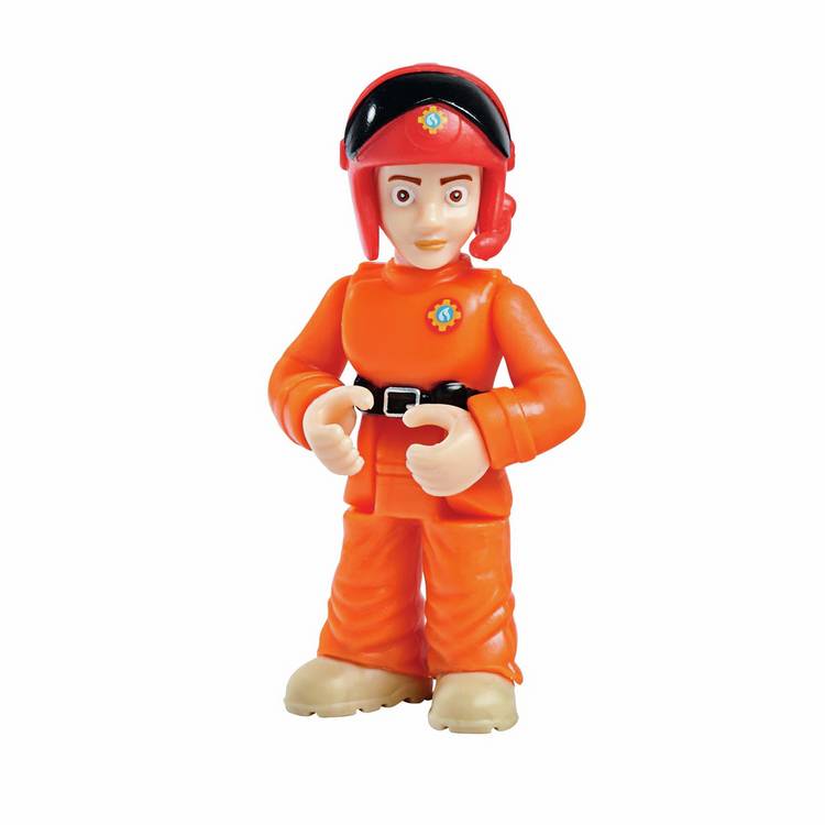 Fireman Sam Wallaby 2 helicopter toy with Krystyna figure, imported from the UK
