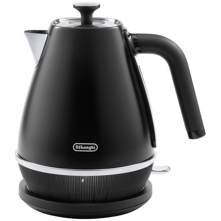 De'Longhi Distinta Moments black kettle 1.7 litres, UK version