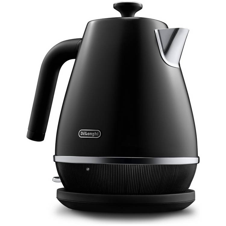 De'Longhi Distinta Moments black kettle 1.7 litres, UK version