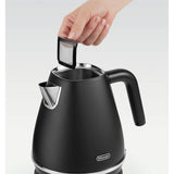 De'Longhi Distinta Moments black kettle 1.7 litres, UK version