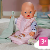 Baby Born doll sleeping bag with sheep embroidery 20cm - British product