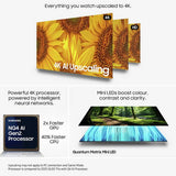 Samsung 55 inch Mini LED 4K UHD Smart TV, imported from the UK