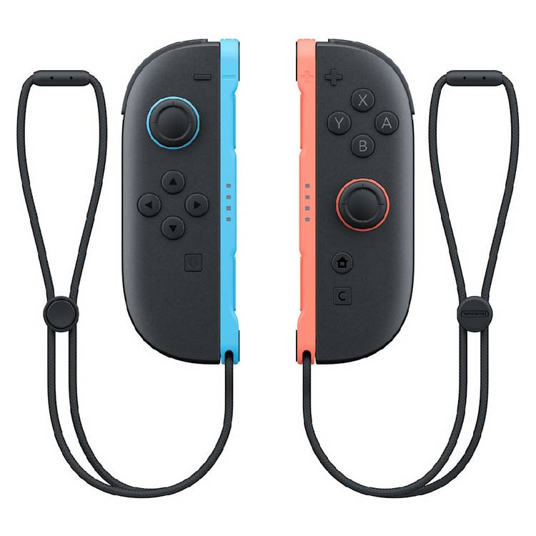 Nintendo Joy-Con 2 controller pair red blue - British product