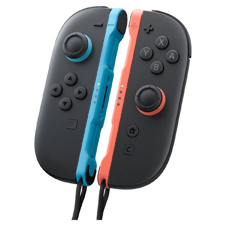 Nintendo Joy-Con 2 controller pair red blue - British product