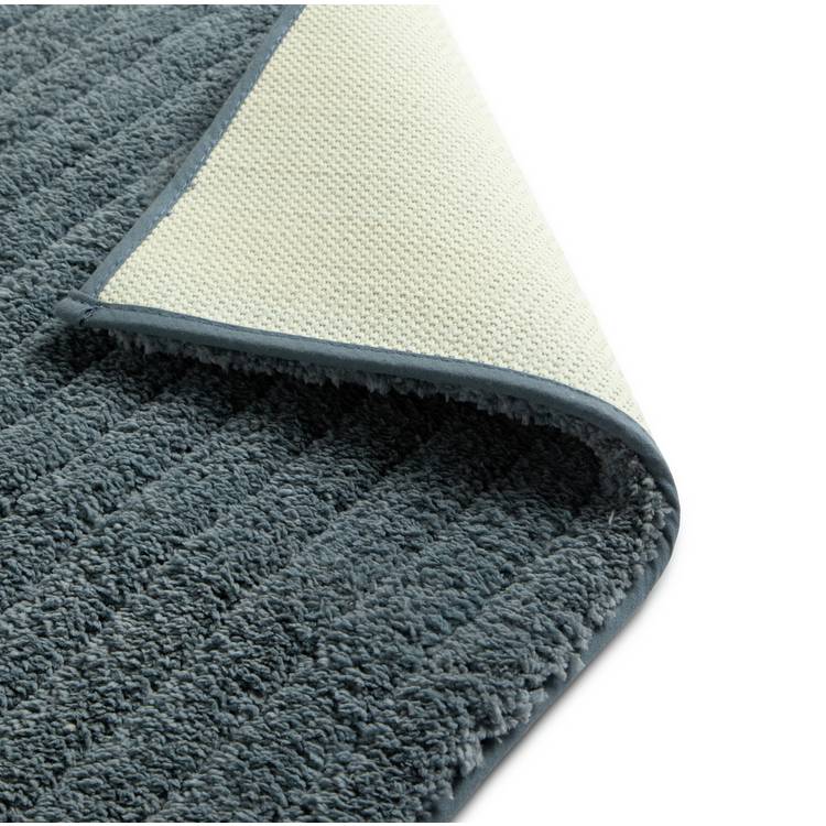 Habitat bath mat rustic blue 80cm, imported from the UK