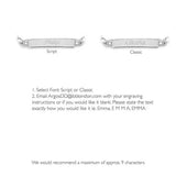 Revere silver ID bracelet 21.5cm (British brand)
