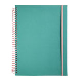 Habitat ruled project book Country Teal A4, UK version