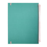 Habitat ruled project book Country Teal A4, UK version