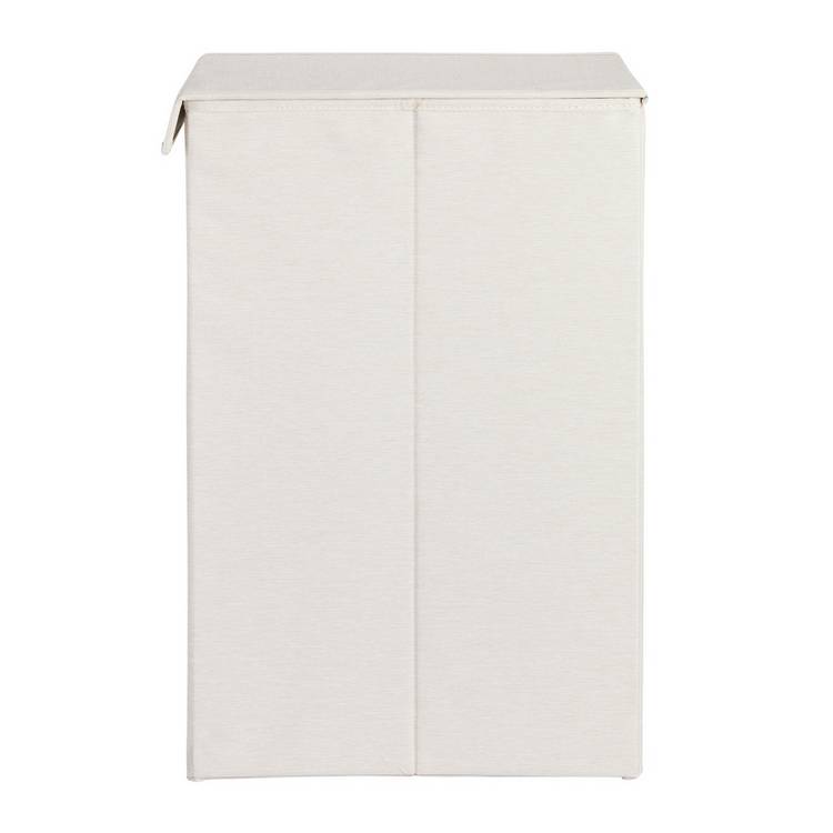 Argos Home laundry hamper cream 45L (British brand)