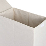 Argos Home laundry hamper cream 45L (British brand)
