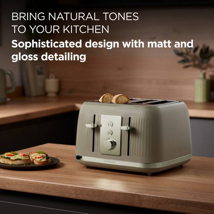 Kenwood Dusk 4 Slice Toaster olive green - British product