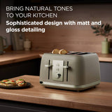 Kenwood Dusk 4 Slice Toaster olive green - British product