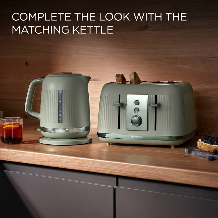 Kenwood Dusk 4 Slice Toaster olive green - British product