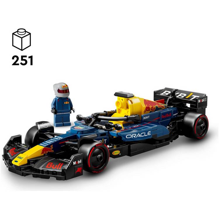 LEGO Speed Champions Red Bull Racing RB20 F1 car 251 pieces (British brand)