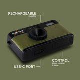 Campsnap V105 compact camera green - British product