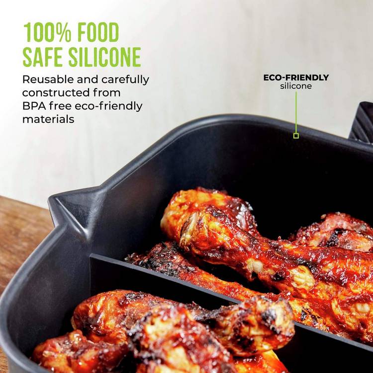 Tower air fryer silicone tray with divider, UK version