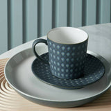 Denby 4 Piece Stoneware Side Plates - Charcoal
