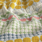 Margo Selby Leslie spot jacquard throw 150x125cm (British brand)