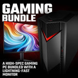 Acer Nitro N50 gaming PC and monitor bundle - British product