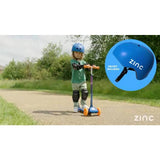 Zinc 3-wheel scooter and helmet combo, imported from the UK