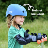 Zinc 3-wheel scooter and helmet combo, imported from the UK
