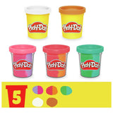 Play-Doh rainbow ice cream playset with 5 tubs, UK version