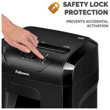 Fellowes 12C cross cut shredder 19 litre, UK version