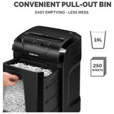 Fellowes 12C cross cut shredder 19 litre, UK version