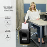 Fellowes 12C cross cut shredder 19 litre, UK version