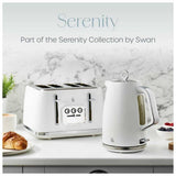 Swan Serenity electric kettle white 1.7L (British brand)