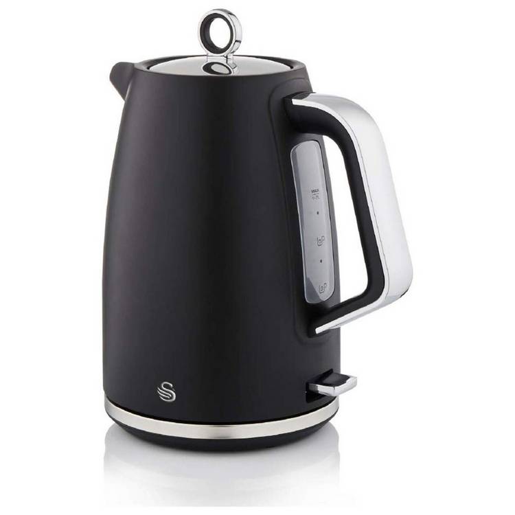 Swan electric kettle black 1.7L (British brand)
