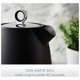 Swan electric kettle black 1.7L (British brand)
