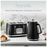 Swan electric kettle black 1.7L (British brand)