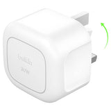 Argos Belkin 30W USB-C Fast Wall Charger with Folding Pins - White- Buy online at McGrocer
