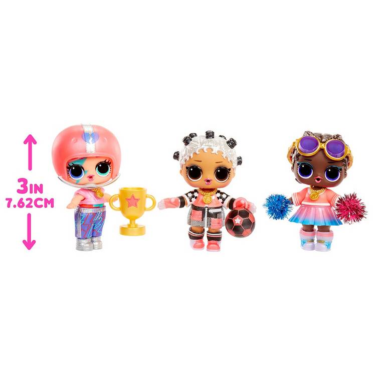 L.O.L. Surprise All Star Sports doll with ball and medal (British brand)