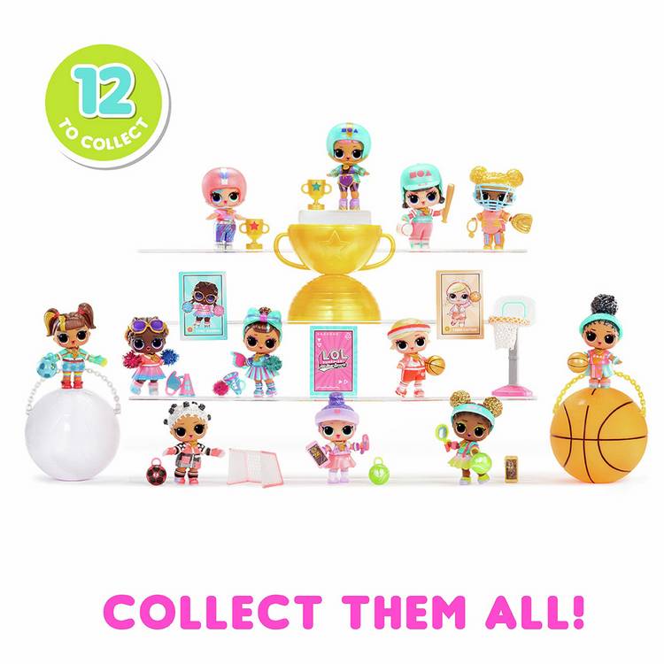 L.O.L. Surprise All Star Sports doll with ball and medal (British brand)