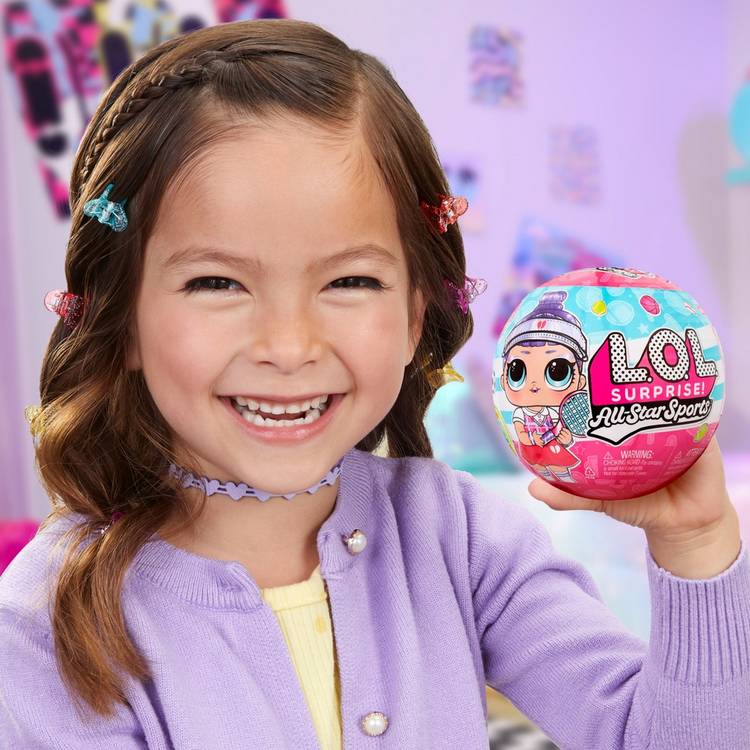 L.O.L. Surprise All Star Sports doll with ball and medal (British brand)
