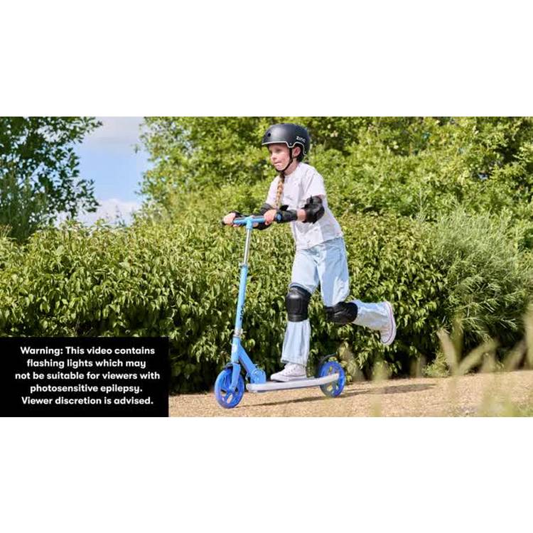 Zinc Big Wheel kick scooter with light-up deck, imported from the UK
