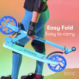 Zinc Big Wheel kick scooter with light-up deck, imported from the UK