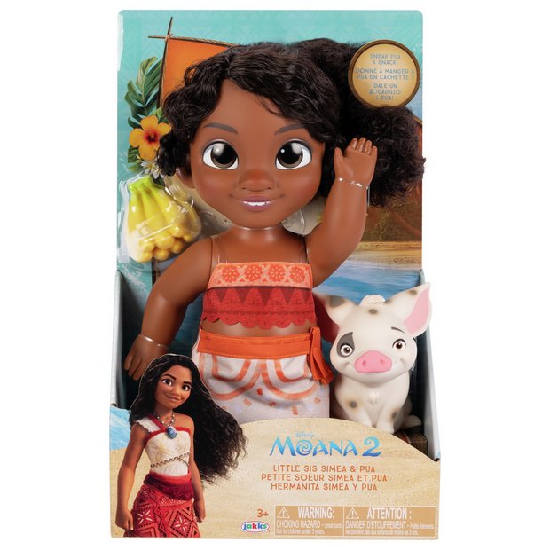 Disney Moana 2 Simea doll with Pua 33cm - British product